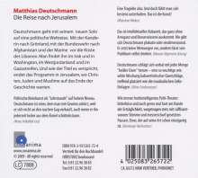Matthias Deutschmann: Die Reise nach Jerusalem (Live), CD