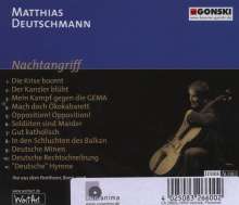 Matthias Deutschmann: Nachtangriff, CD