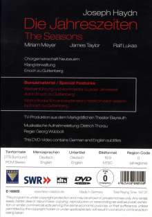 Joseph Haydn (1732-1809): Die Jahreszeiten, DVD
