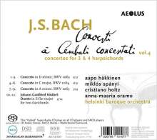 Johann Sebastian Bach (1685-1750): Cembalokonzerte Vol.4, Super Audio CD