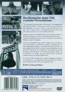 Olympia 1936 - In privaten Filmausnahmen, DVD