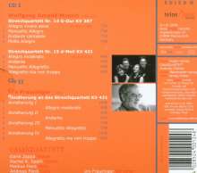 Urs Frauchiger (geb. 1936): Annäherung an das Streichquartett KV 421, 2 CDs