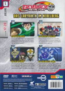 Beyblade Metal Fury Vol.5 - Das Labyrinth im Nebelberg, DVD