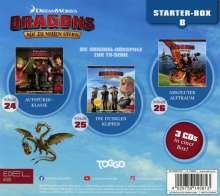 Dragons - Auf zu neuen Ufern: Starter-Box 8, 3 CDs