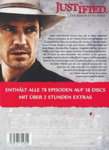 Justified Season 1-6 (Komplette Serie), 18 DVDs