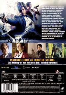 Resident Evil: Infinite Darkness, DVD