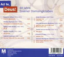 Domsingknaben Essen - Ad te,Deus! (60 Jahre Essener Domsingknaben), CD