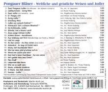 Pongauer Bläser: Weltliche und geistliche Weisen und Jodler, CD