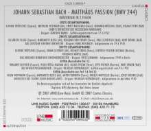 Johann Sebastian Bach (1685-1750): Matthäus-Passion BWV 244 (4 Gesamtaufnahmen/MP3-Format), 2 MP3-CDs