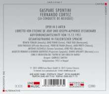 Gaspare Spontini (1774-1851): Fernando Cortez, 2 CDs