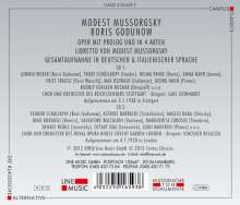 Modest Mussorgsky (1839-1881): Boris Godunow (2 gekürzte Aufnahmen in deutscher &amp; italienischer Sprache), 2 CDs