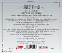 Giacomo Puccini (1858-1924): Il Tabarro (2 Gesamtaufnahmen in deutsch &amp; italienisch), 2 CDs