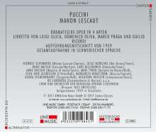 Giacomo Puccini (1858-1924): Manon Lescaut (in schwedischer Sprache), 2 CDs