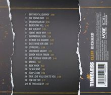 Liste von 20 Liedtiteln mit Dauer, darunter "SENTIMENTAL JOURNEY" bis "AS TIME GOES BY". Links ein Design mit Rissoptik.