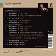 Gustav Mahler (1860-1911): Symphonien Nr.1-9, 12 CDs