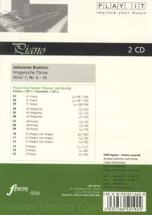 Johannes Brahms (1833-1897): Study-CD Piano - Ungarische Tänze,WoO 1,Nr 6-10, CD
