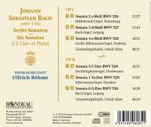 Johann Sebastian Bach (1685-1750): Triosonaten BWV 525-530, 2 CDs