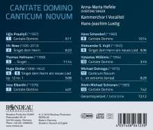 Kammerchor I Vocalisti - Cantate Domino Canticum Novum, CD