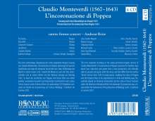 Claudio Monteverdi (1567-1643): L'incoronazione di Poppea (Fassung nach dem Neapel-Manuskript 1651), 4 CDs