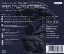 Frederic Chopin (1810-1849): Klavierkonzerte Nr.1 &amp; 2 (Versionen für Klavier solo), 2 CDs
