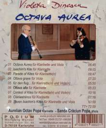 Violeta Dinescu (geb. 1953): Kammermusik mit Klarinette "Octava Aurea", CD