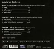 Ludwig van Beethoven (1770-1827): Klaviersonaten Nr.7,21,30, CD
