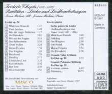 Frederic Chopin (1810-1849): 15 Lieder op.74, CD