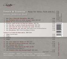 Johann Sebastian Bach (1685-1750): Tenor-Arien mit Flöte &amp; Bc "Tenore &amp; Traverso", CD