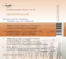 Wolfgang Amadeus Mozart (1756-1791): Harmoniemusik - Kammermusik für Holzbläser, CD