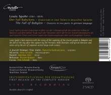 Louis Spohr (1784-1859): Der Fall Babylons WoO 63 (Oratorium 1839/40), 2 Super Audio CDs