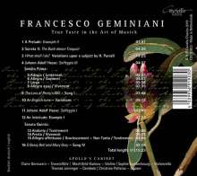 Francesco Geminiani (1687-1762): Kammermusik - "True Taste in the Art of Musick", CD