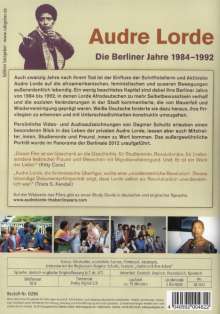 Audre Lorde - Die Berliner Jahre 1984-1992, DVD
