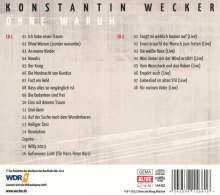 Konstantin Wecker: Ohne Warum (Limited Edition), 2 CDs