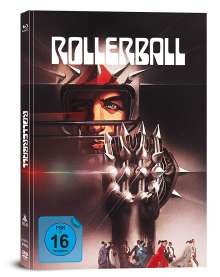 Rollerball (1975) (Blu-ray &amp; DVD im Mediabook), 2 Blu-ray Discs und 1 DVD