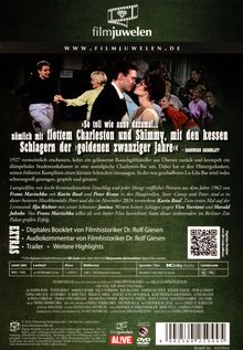 "www.filmjuwelen.de, 'So toll wie anno dazumal...' Charleston und Schlager der 20er. Extras: Booklet, Audiokommentar, Trailer."