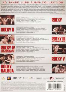 Rocky - The Complete Saga, 6 DVDs
