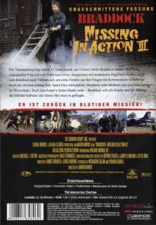 Braddock - Missing in Action III, DVD