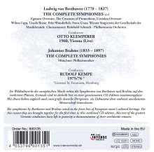 Klemperer/Kempe - Beethoven &amp; Brahms (Complete Symphonies), 10 CDs