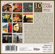 Johnny Cash: 10 Original Albums &amp; Bonus Tracks, 10 CDs