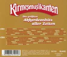 Die Kirmesmusikanten: Die größten Akkordeonhits aller Zeiten, 2 CDs