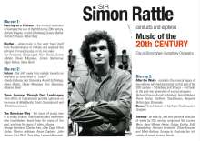 Simon Rattle - Musik im 20.Jahrhundert, 3 Blu-ray Discs
