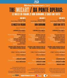 Wolfgang Amadeus Mozart (1756-1791): Die "Da Ponte-Opern", 3 Blu-ray Discs
