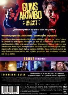 Guns Akimbo, DVD