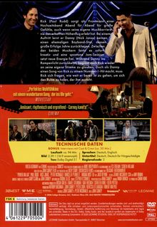 Oben: Beschreibung eines Films mit Rick (Paul Rudd) und Danny (Nick Jonas).  
Unten: Technische Daten des Films.  
Rechts oben: Zwei Männer auf einer Bühne.  
Unten links: Zitat von MOVIESTAR und CINEMA, zwei Filmszenen.