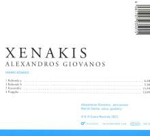 Iannis Xenakis (1922-2001): Werke für Schlagzeug, CD