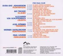 Sven-Åke Johansson: Für Paul Klee, CD