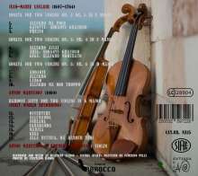 Jean Marie Leclair (1697-1764): Sonaten für 2 Violinen op.3 Nr.4-6, CD