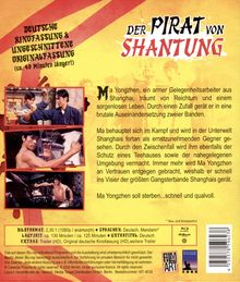 Deutsche Kinofassung & ungeschnittene Originalfassung (ca. 40 Minuten länger). "Der Pirat von Shantung." Zwei Männer kämpfen.