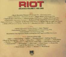 Riot: Archives Vol.5: 1992 - 2005, 2 CDs und 1 DVD