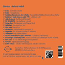 Liste von Musikstücken aus der Slowakei, diverse Künstler und Titel. Orange Hintergrund, blau-weißer Text, CPL Music-Logo.